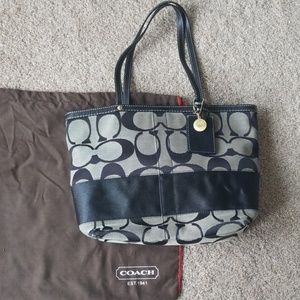 Black coach purse